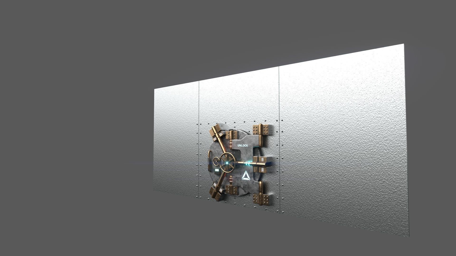Vault Door  3D model_4