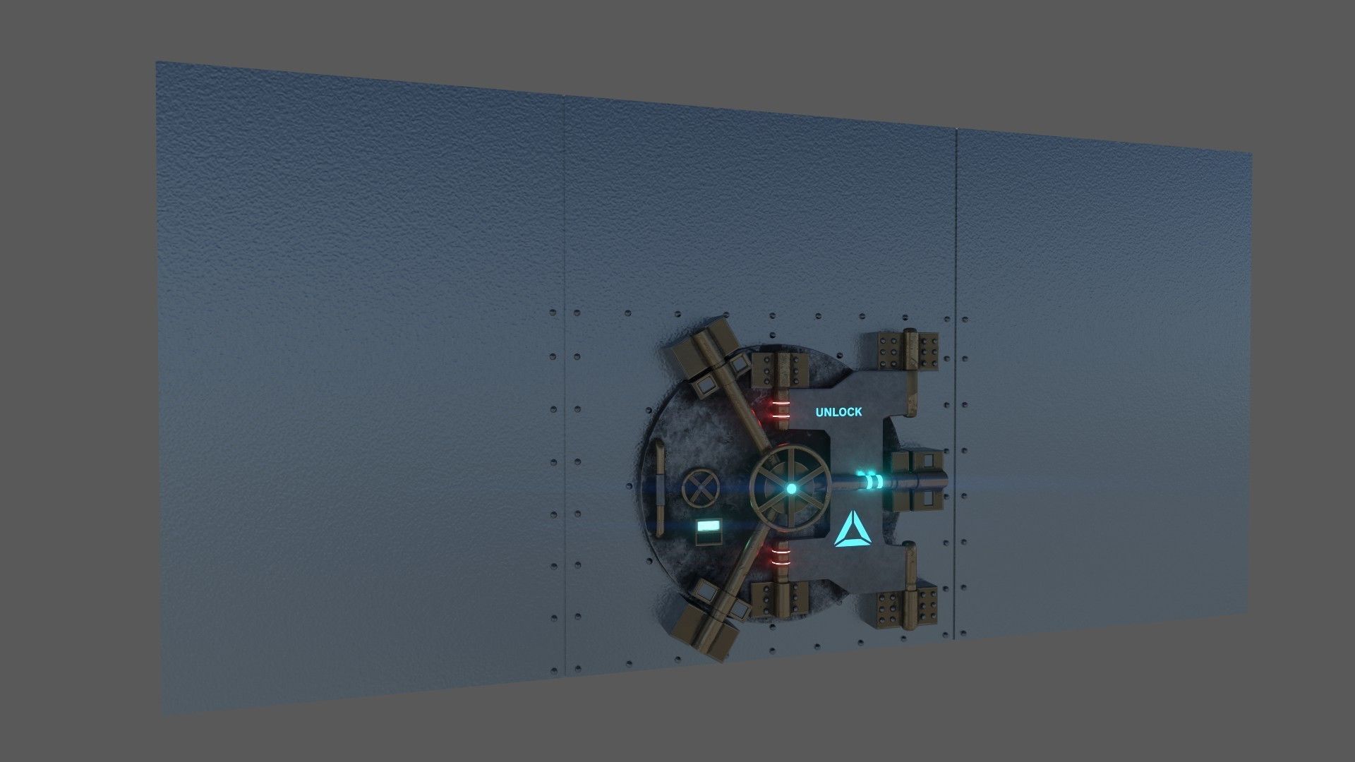 Vault Door  3D model_3