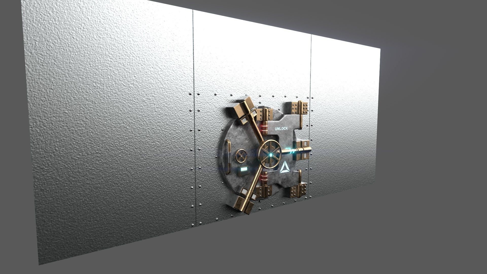 Vault Door  3D model_5
