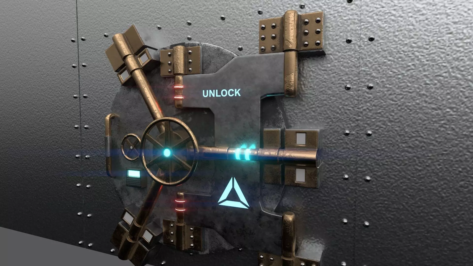 Vault Door  3D model_0