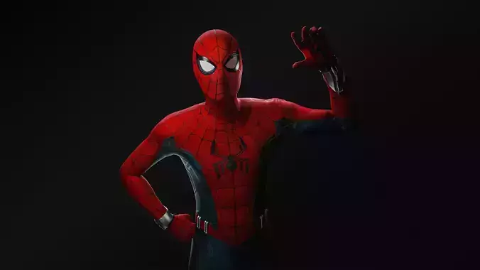 Spider-man WHAT IF DISNEYLAND Suit 3D model 3D model
