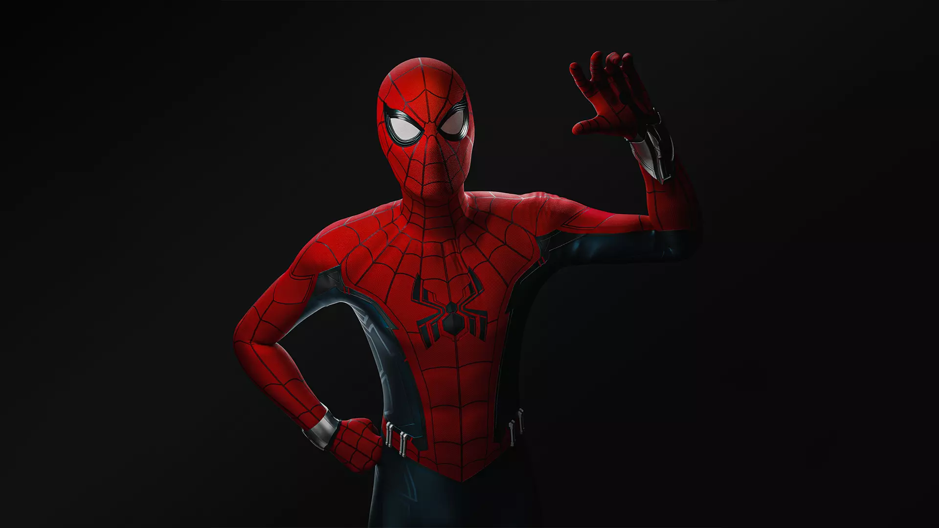 Spider-man WHAT IF DISNEYLAND Suit 3D model 3D model_0