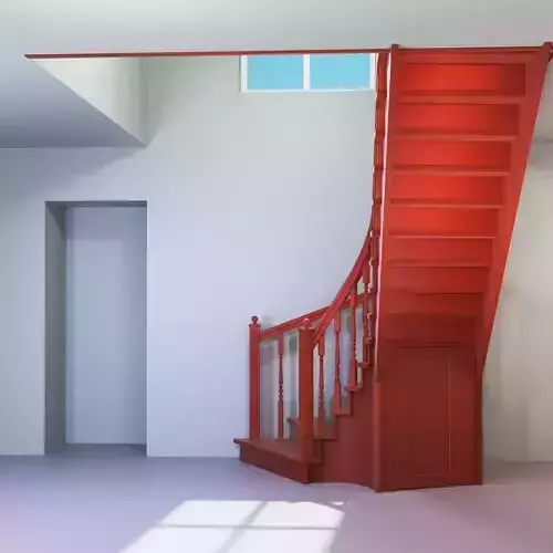 Ladder staircase