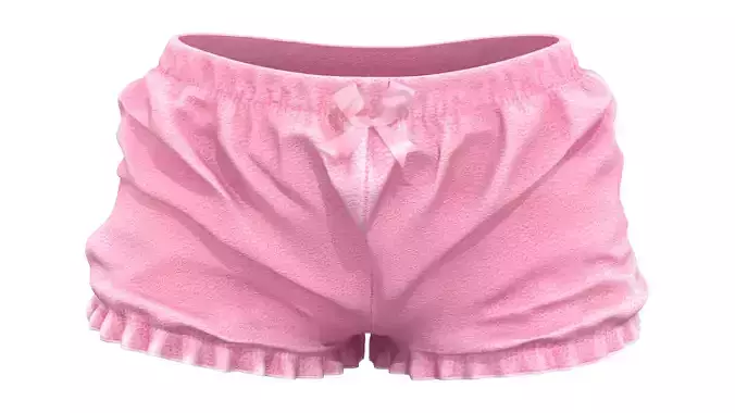 Plush Bloomers Sleep Shorts