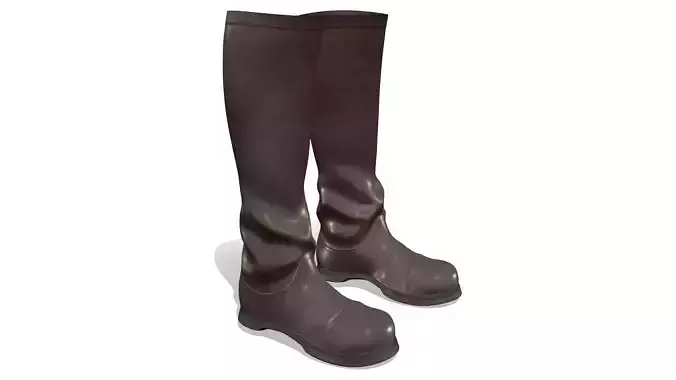 Brown Leather Flat Explorer Rider Boots