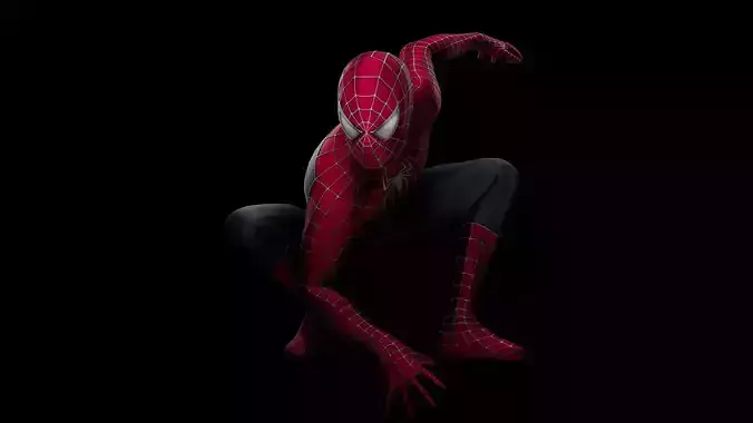 Spider-man 3 Suits 3D model 3D model