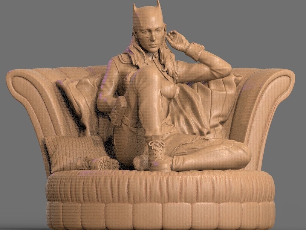 Batgirl NSFW 3D Print 3D print model_10