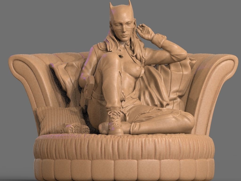 Batgirl NSFW 3D Print 3D print model_5