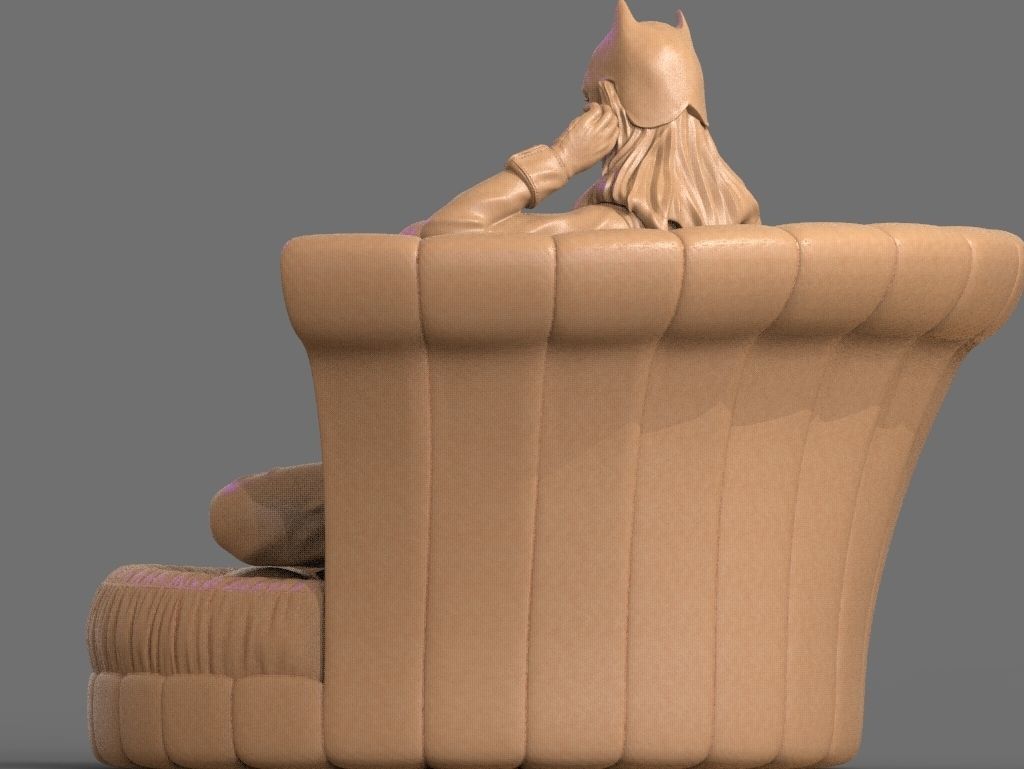 Batgirl NSFW 3D Print 3D print model_8