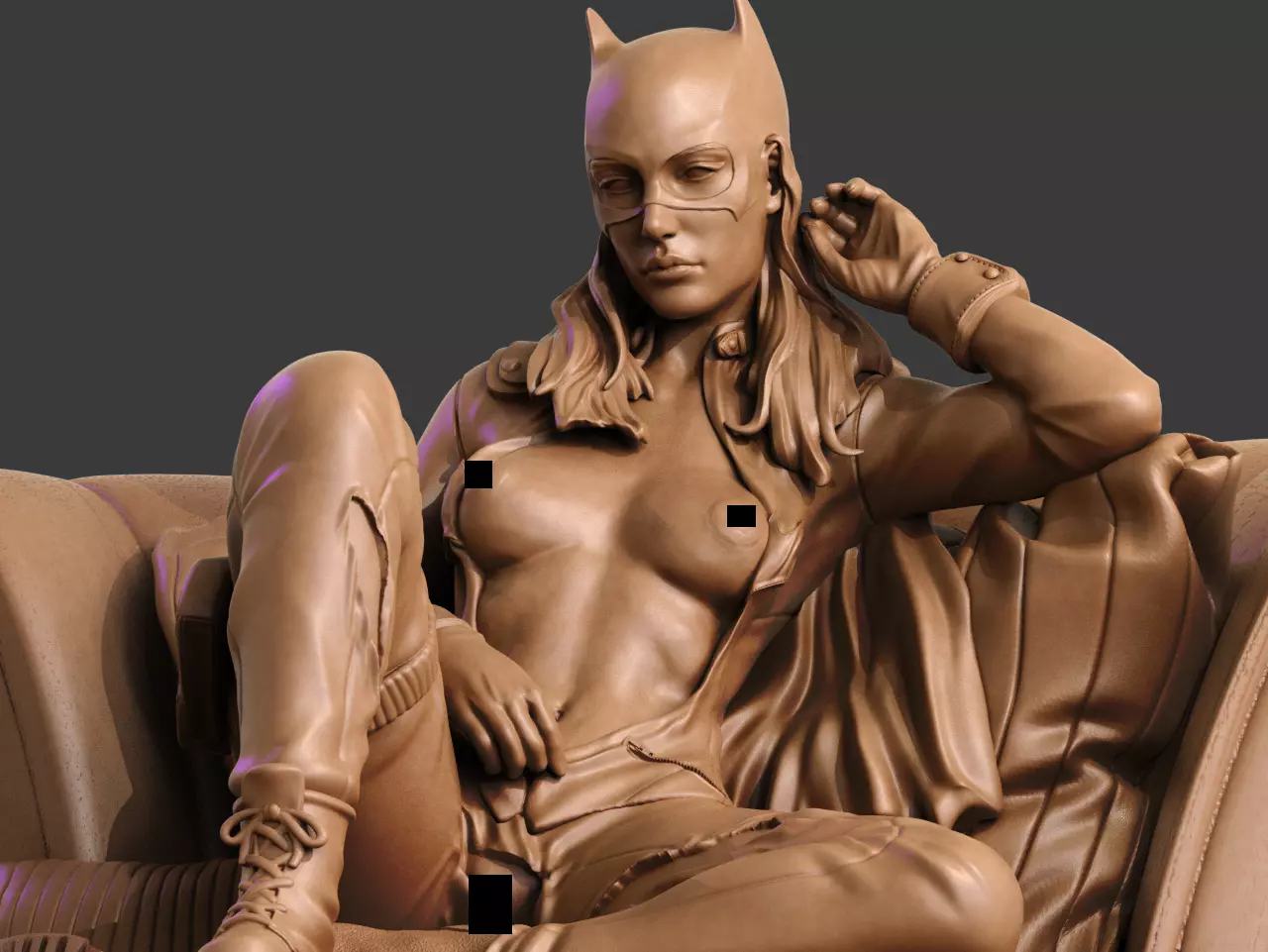 Batgirl NSFW 3D Print 3D print model_0