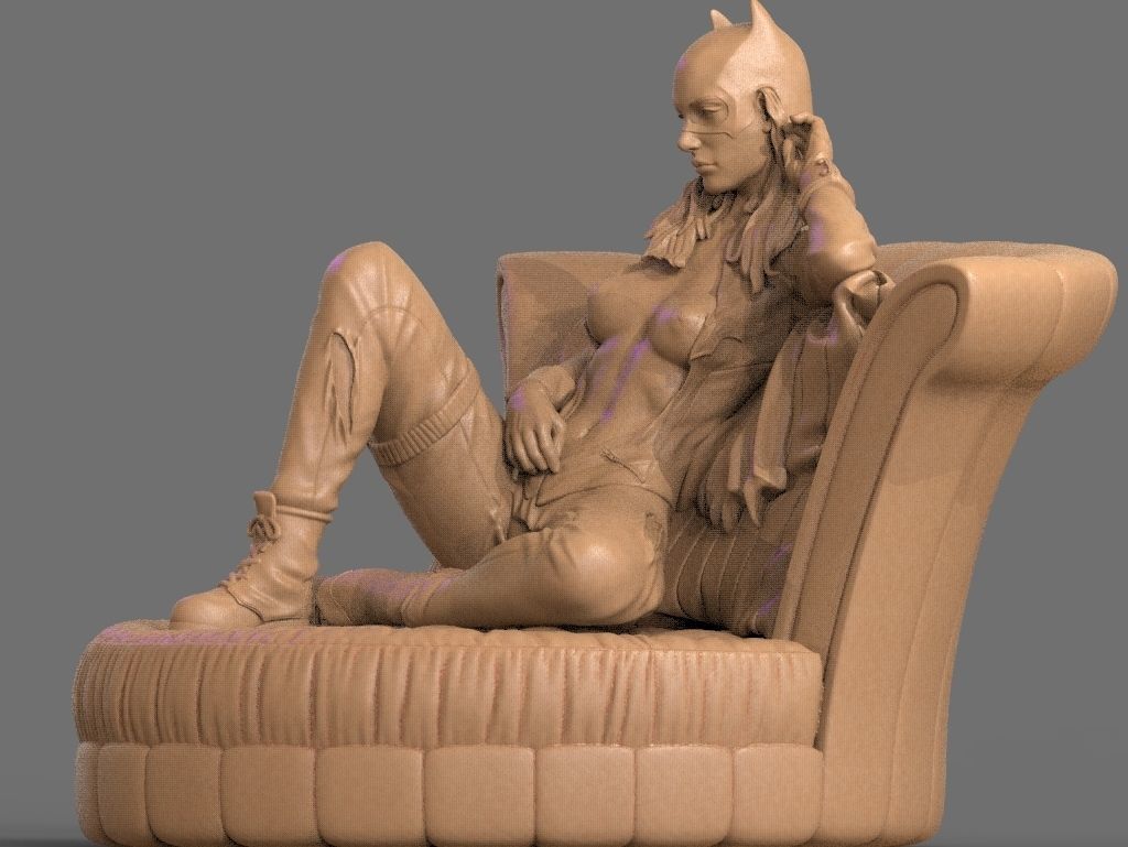 Batgirl NSFW 3D Print 3D print model_6