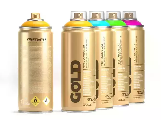 Gold Proffessional Spray Paint