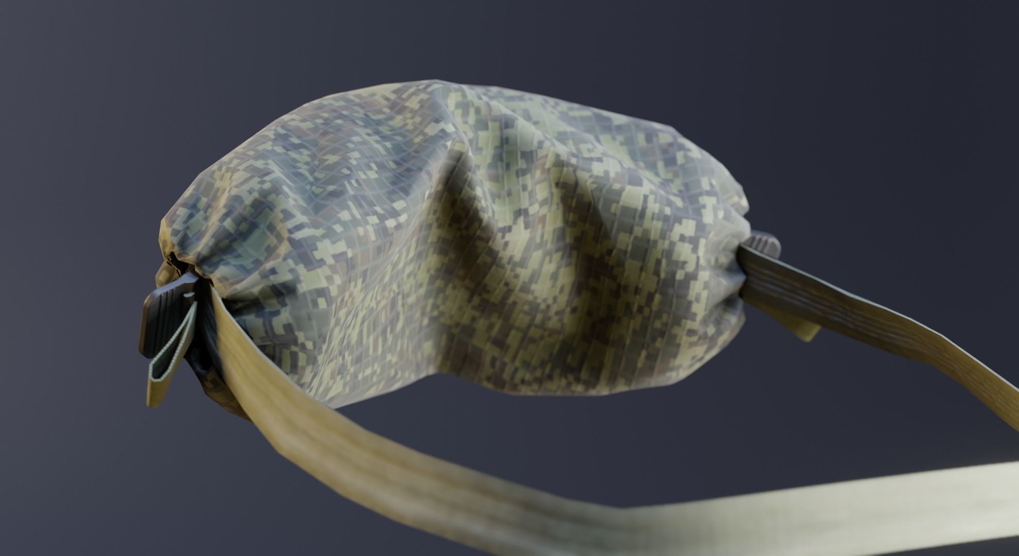 6B50 Ratnik Combat Goggles Low-poly 3D model_10