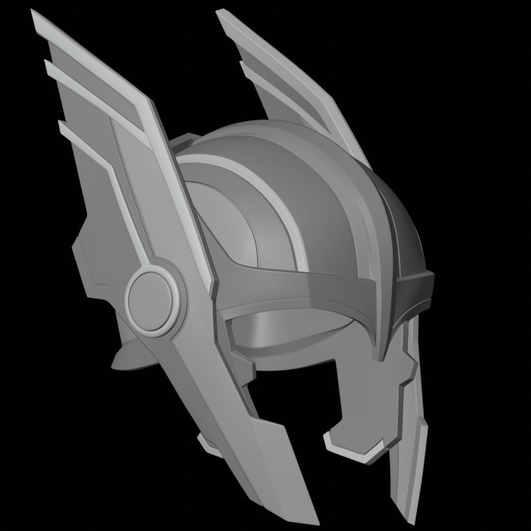 Thor Ragnarok Arena Helmet 3D print model_31