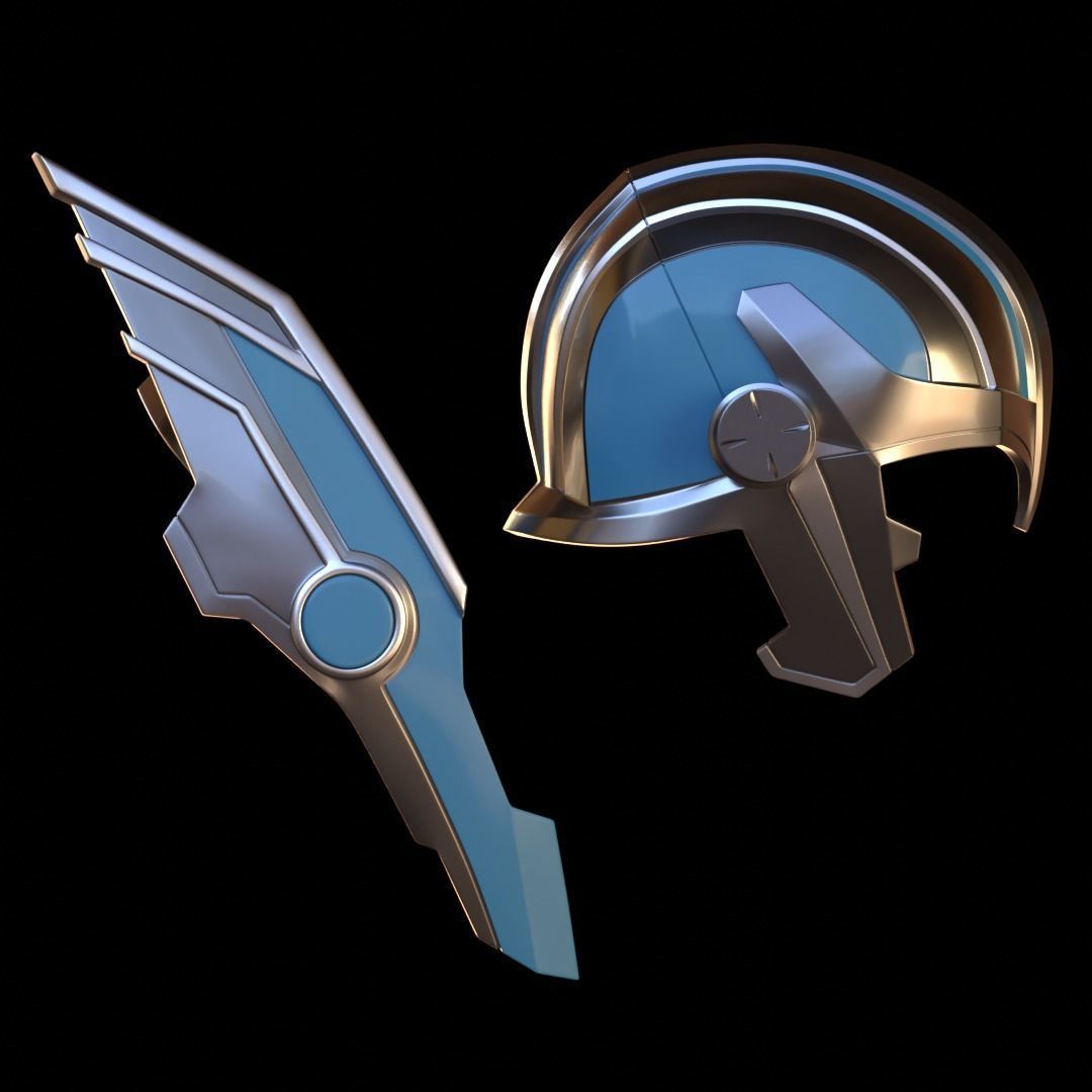 Thor Ragnarok Arena Helmet 3D print model_35