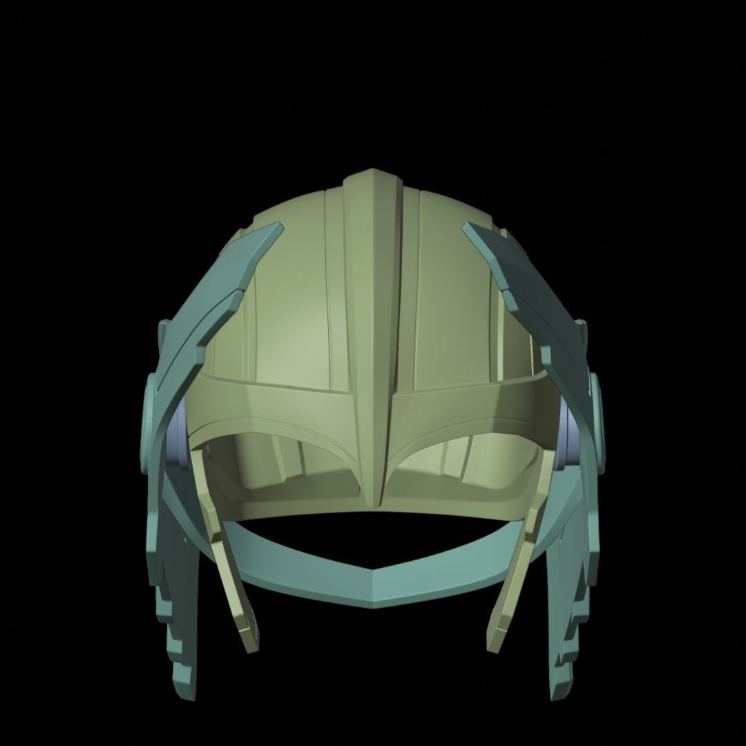Thor Ragnarok Arena Helmet 3D print model_30
