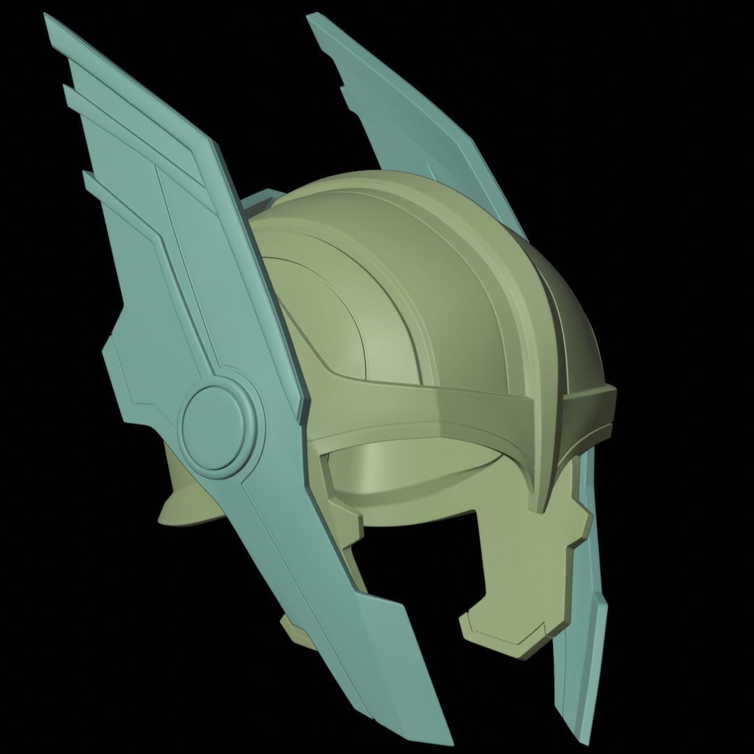 Thor Ragnarok Arena Helmet 3D print model_32
