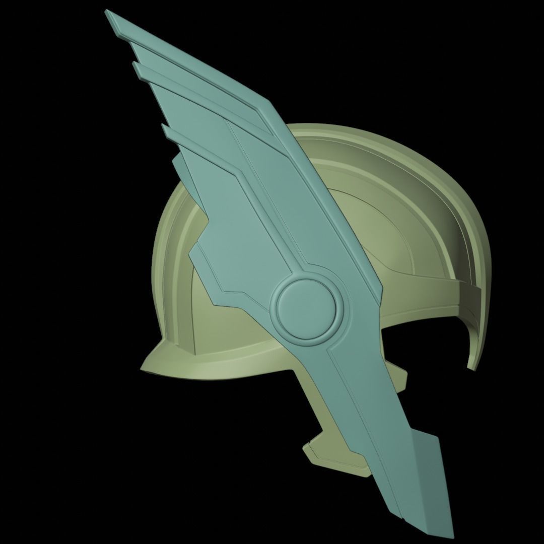 Thor Ragnarok Arena Helmet 3D print model_17