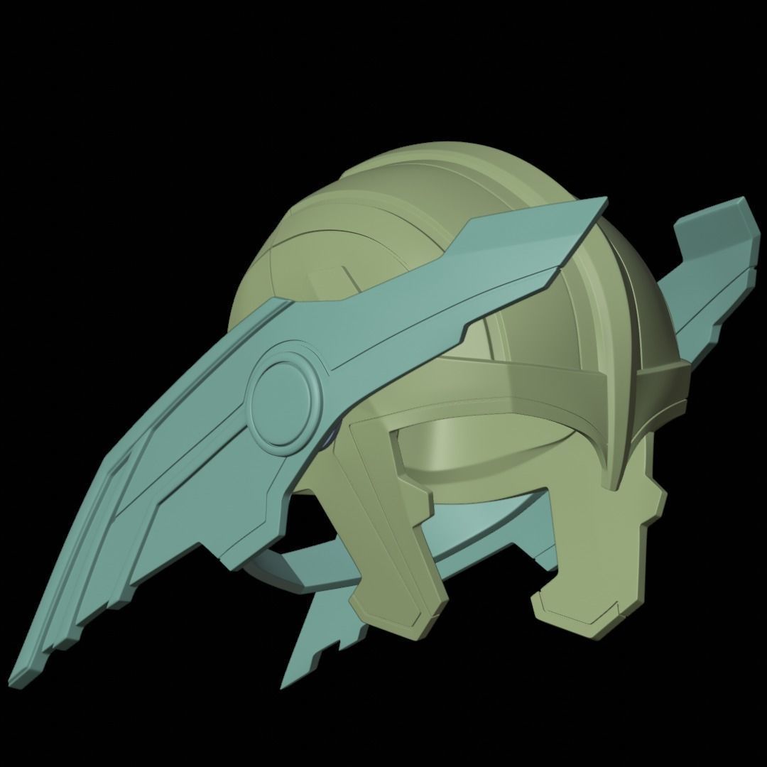 Thor Ragnarok Arena Helmet 3D print model_34
