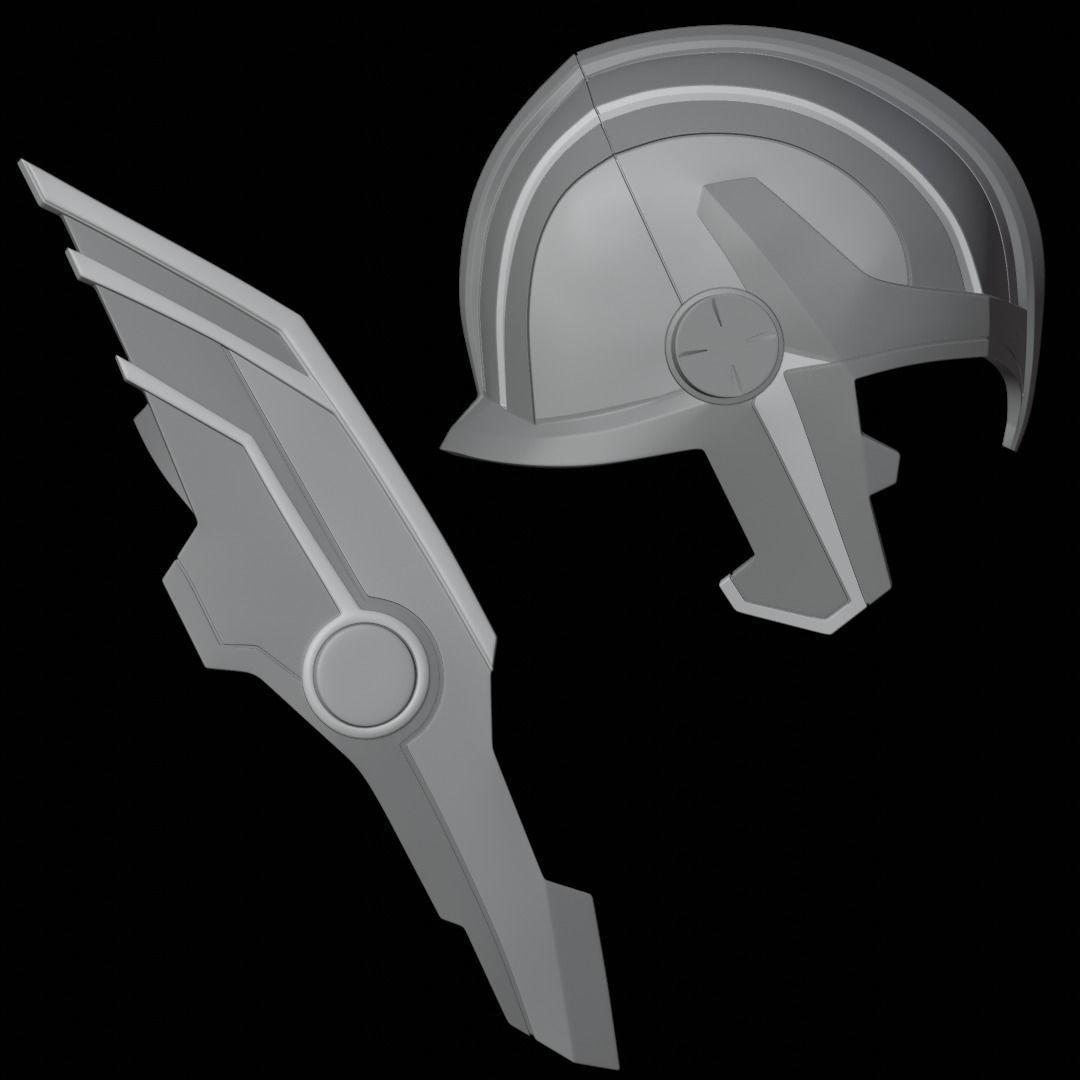 Thor Ragnarok Arena Helmet 3D print model_28