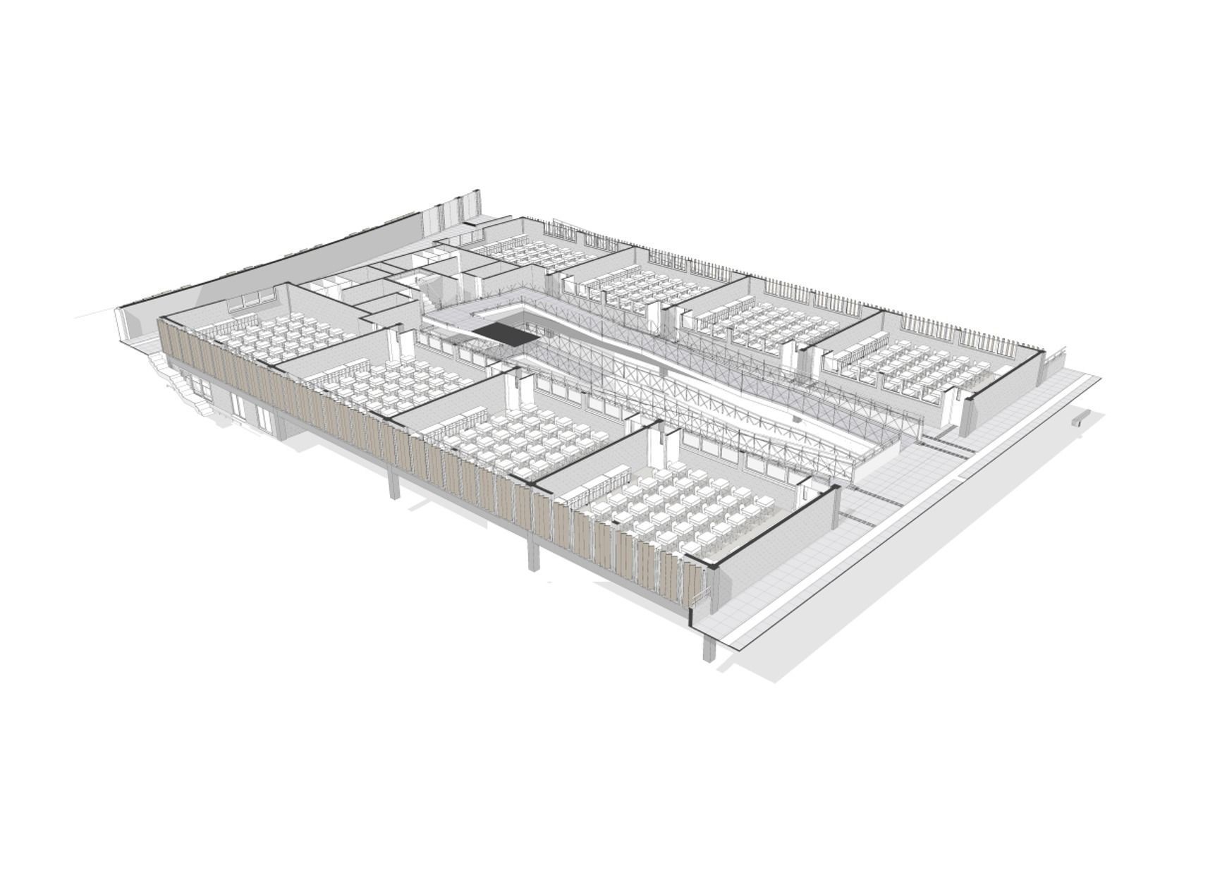 EDUCATIONAL INSTITUTION-Architecture and sheets in model 3D print model_18