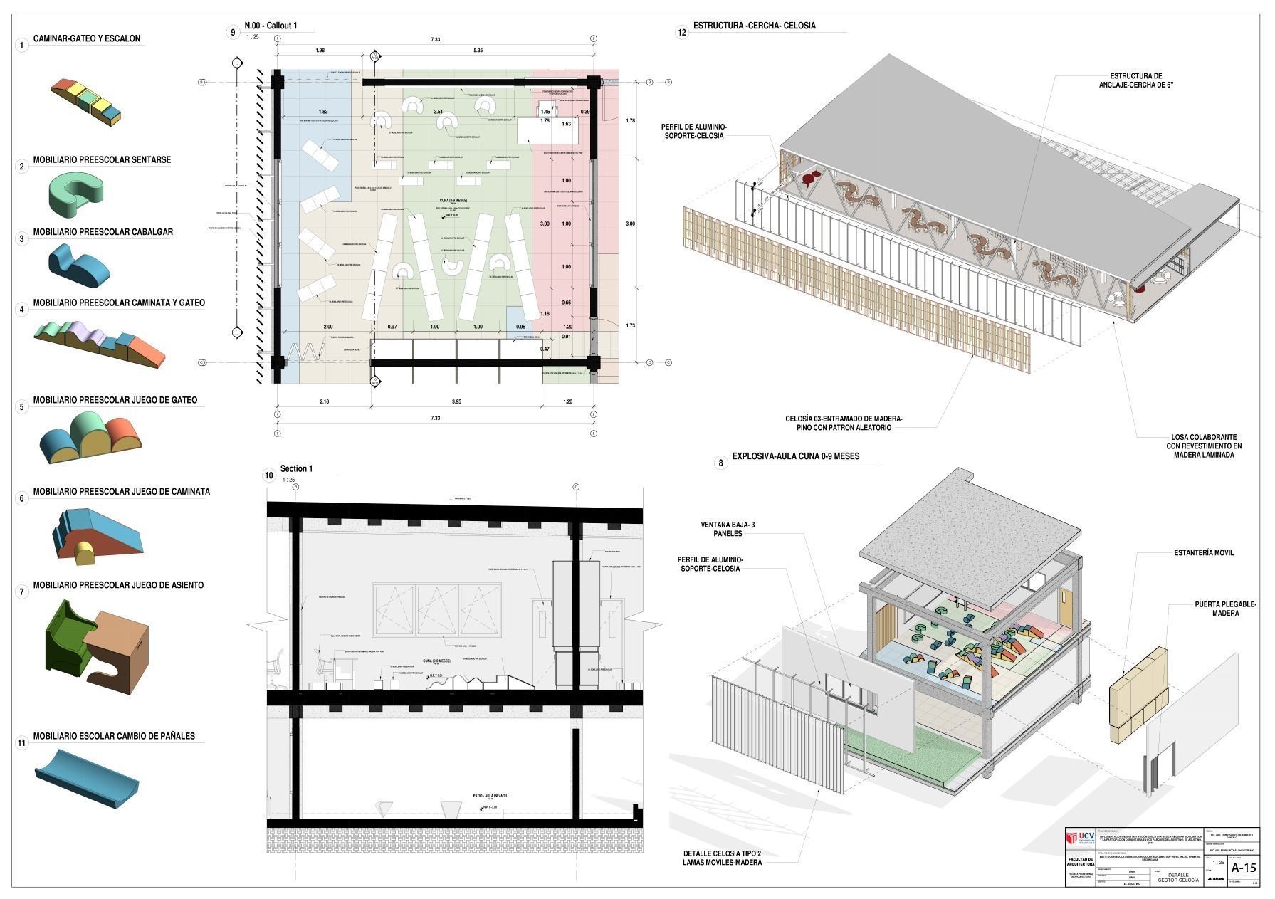 EDUCATIONAL INSTITUTION-Architecture and sheets in model 3D print model_12