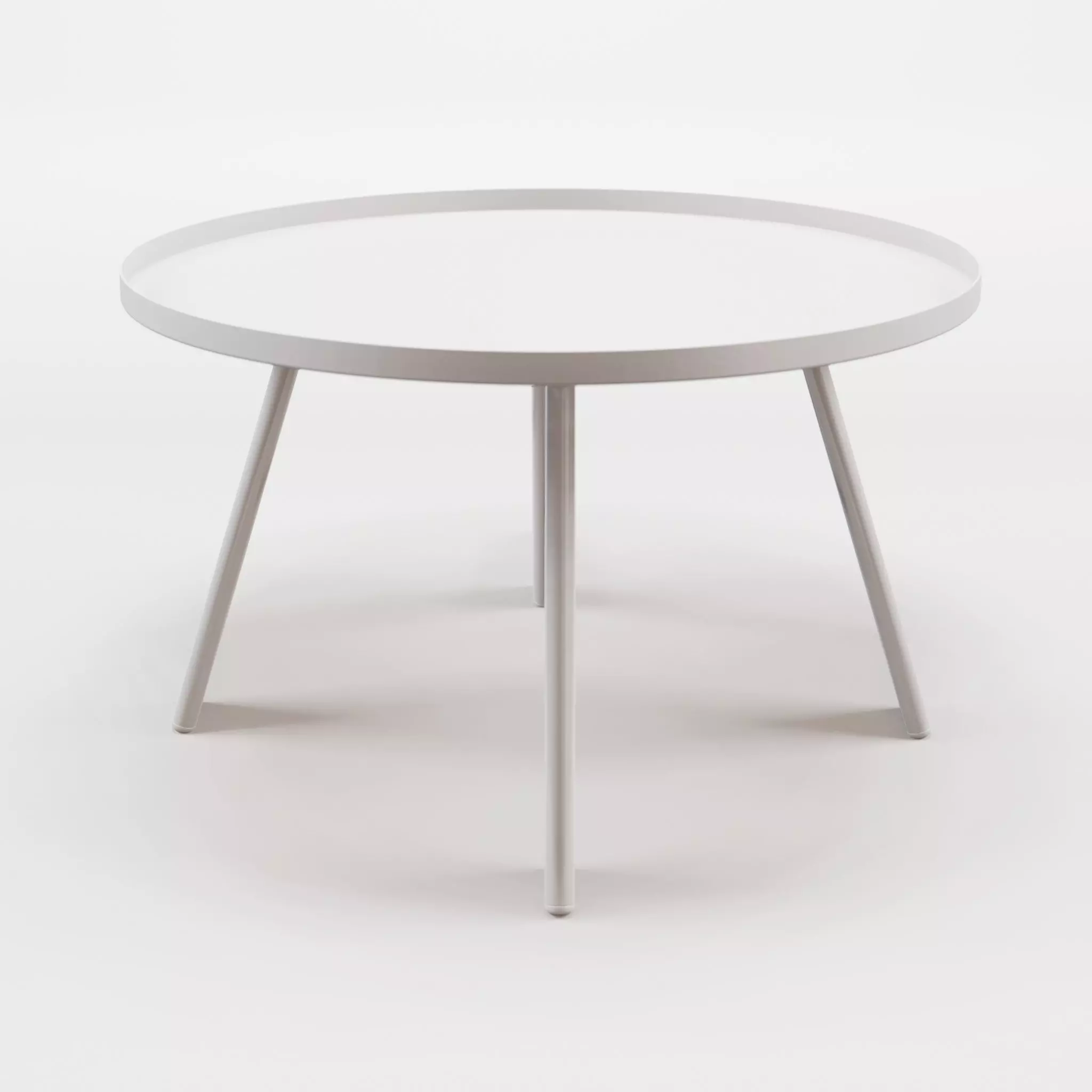 3D Model of a low side table Low-poly 3D model_0