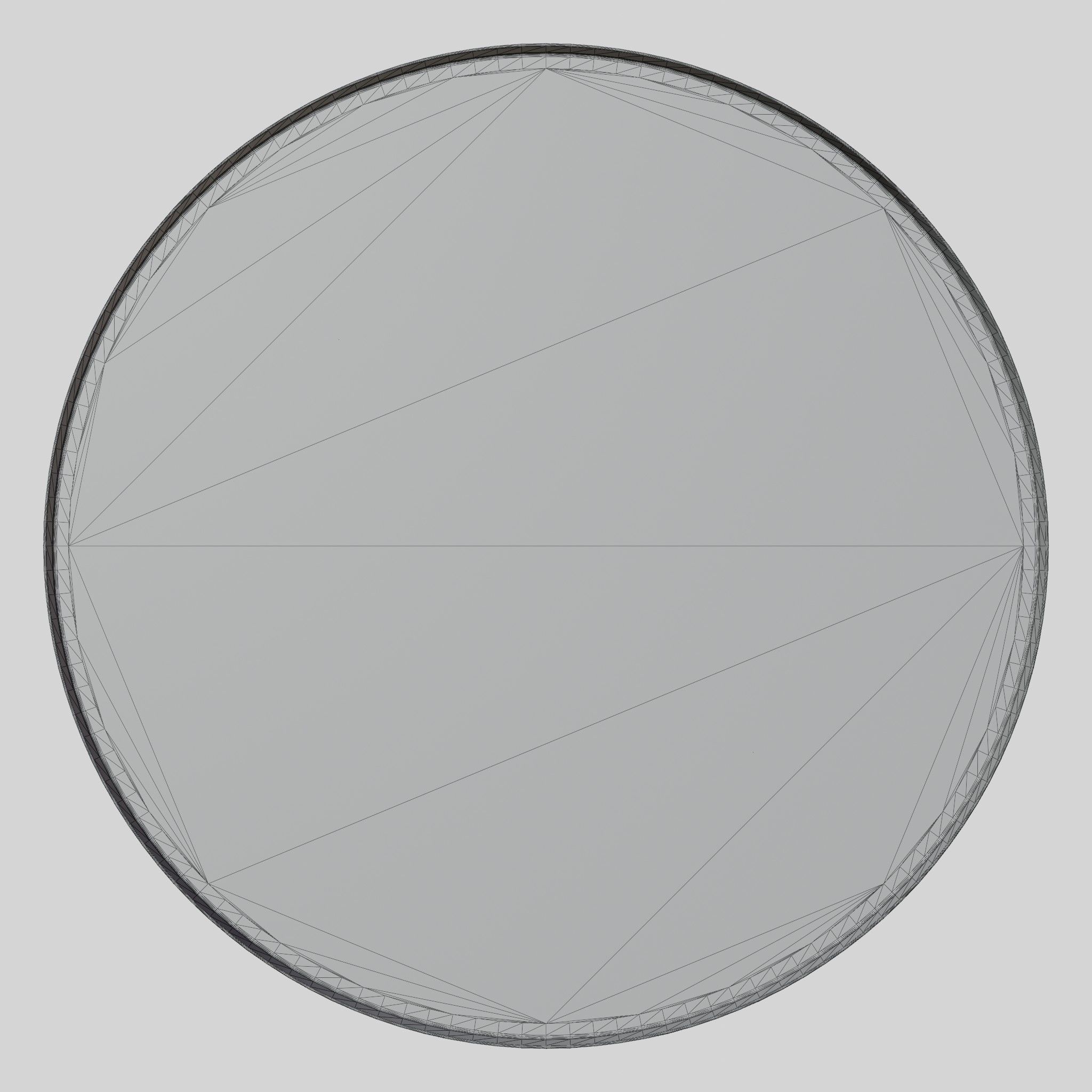 3D Model of a low side table Low-poly 3D model_9