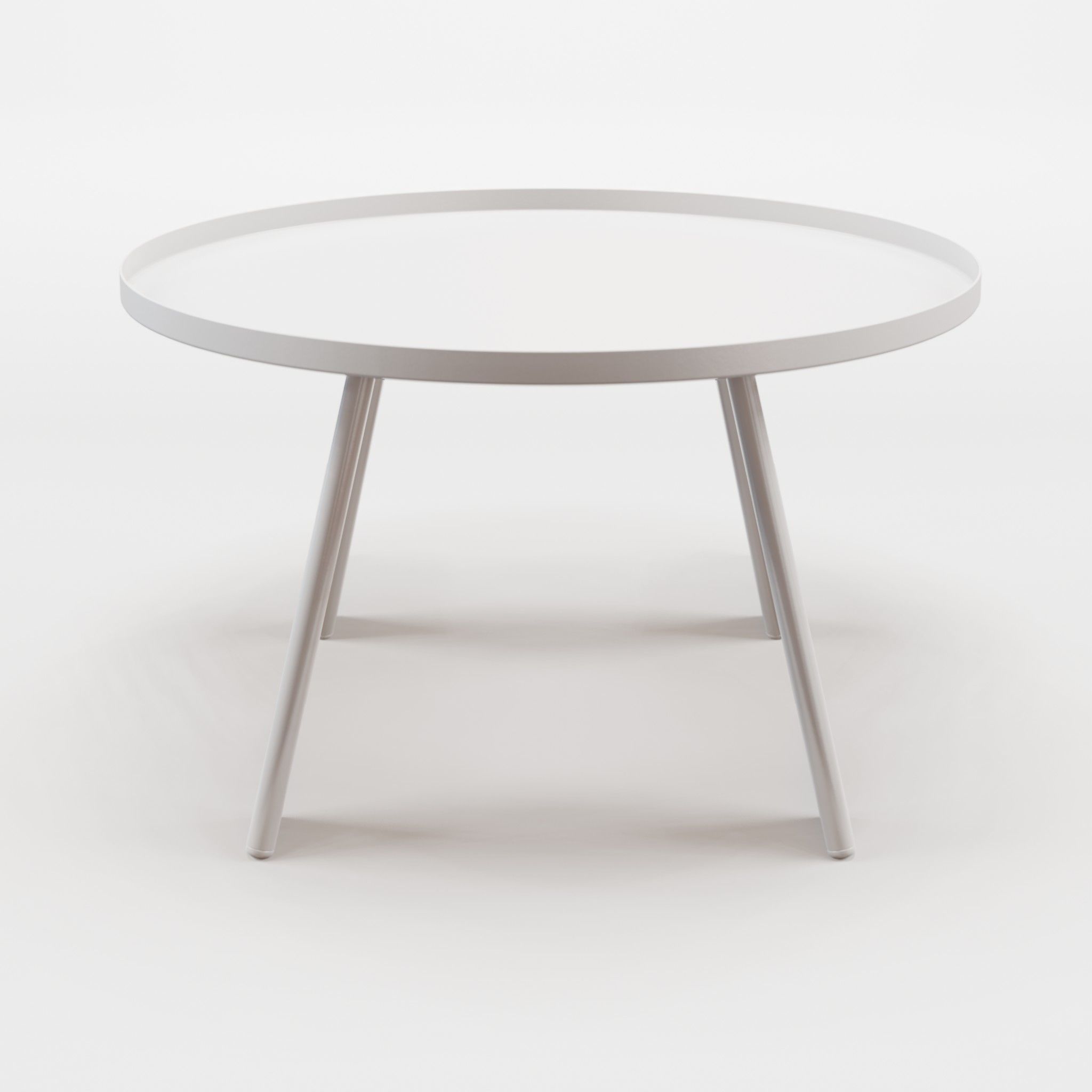 3D Model of a low side table Low-poly 3D model_2