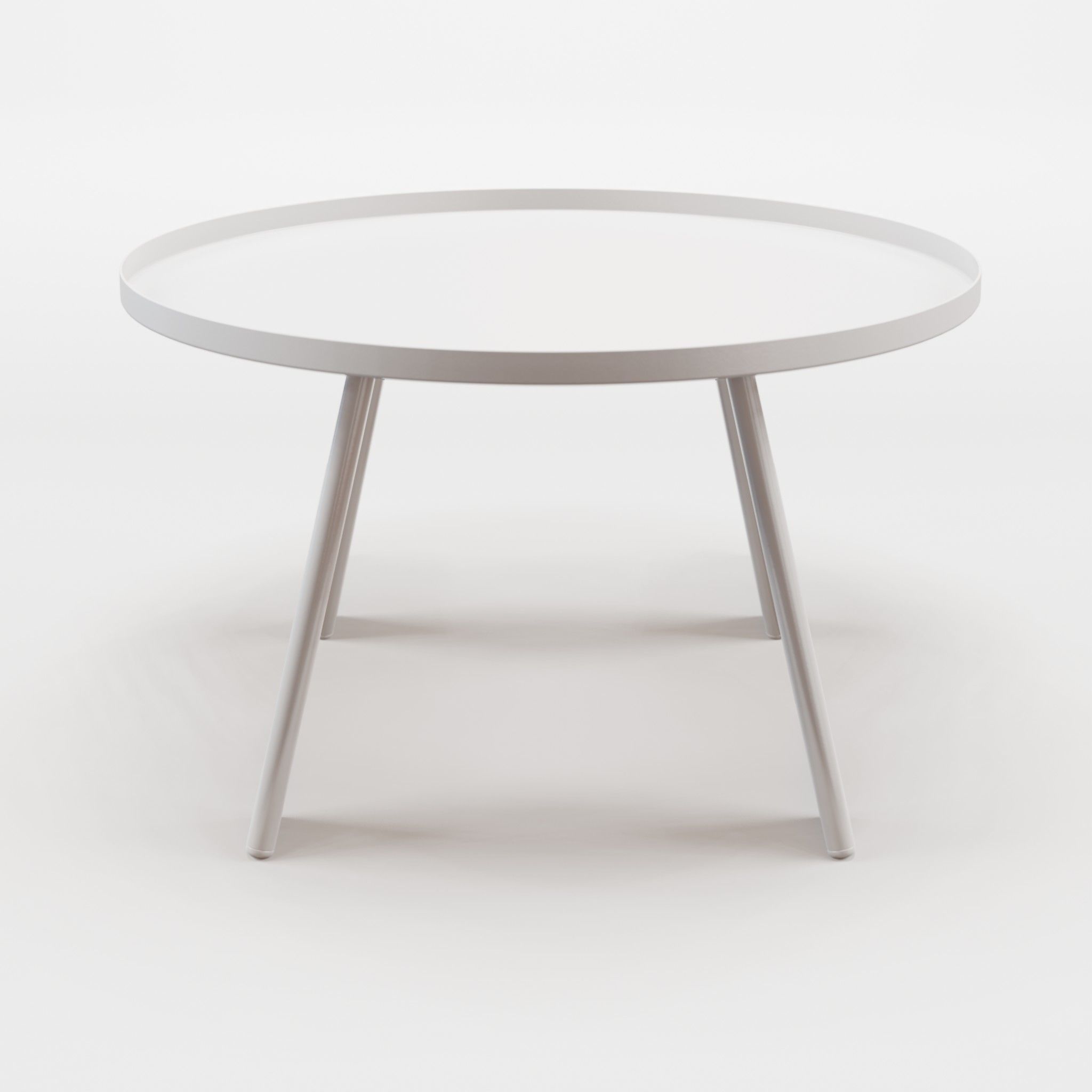 3D Model of a low side table Low-poly 3D model_1