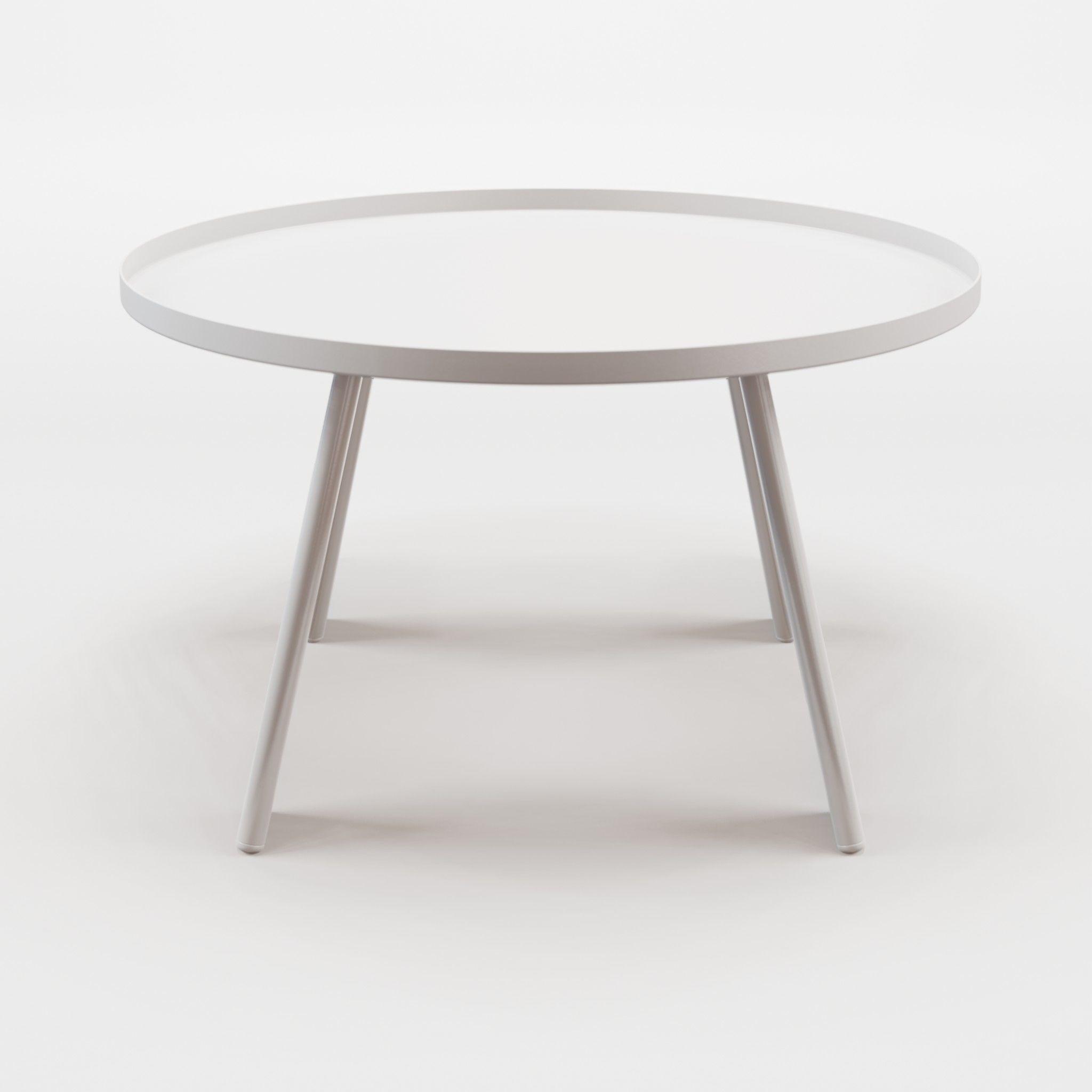 3D Model of a low side table Low-poly 3D model_3