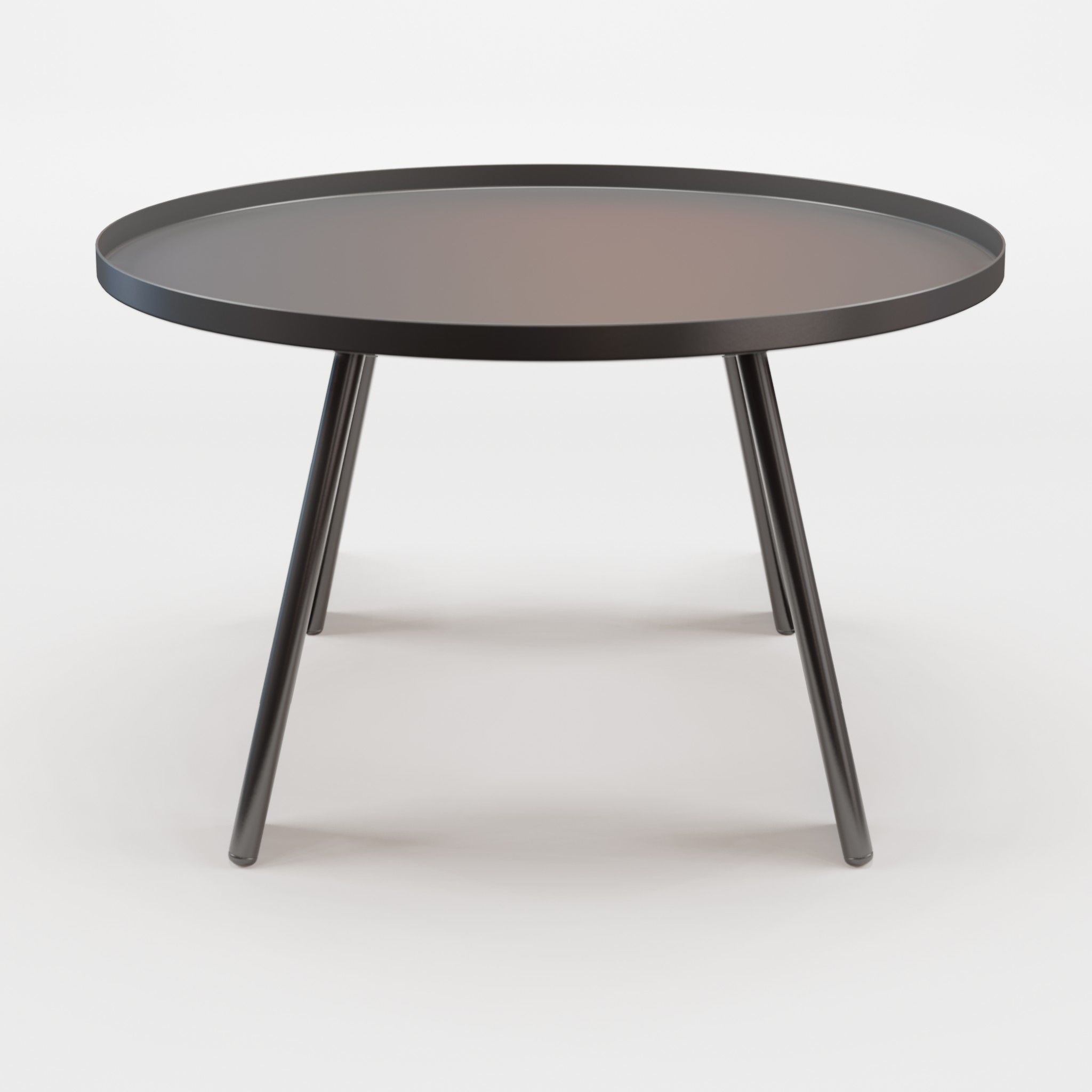 3D Model of a low side table Low-poly 3D model_2