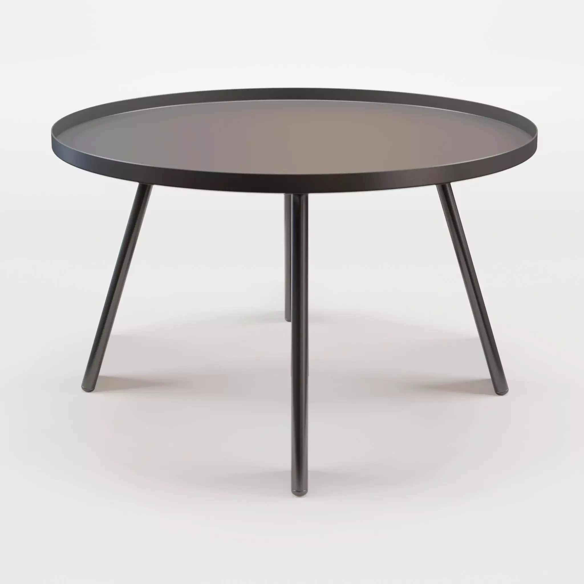 3D Model of a low side table Low-poly 3D model_0