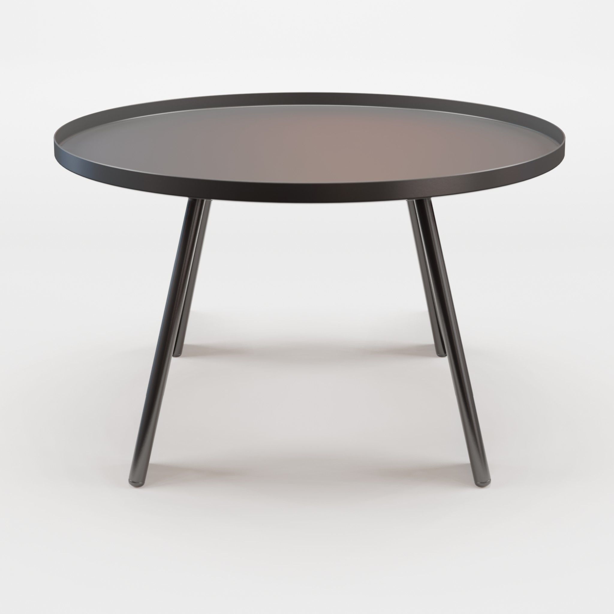 3D Model of a low side table Low-poly 3D model_1