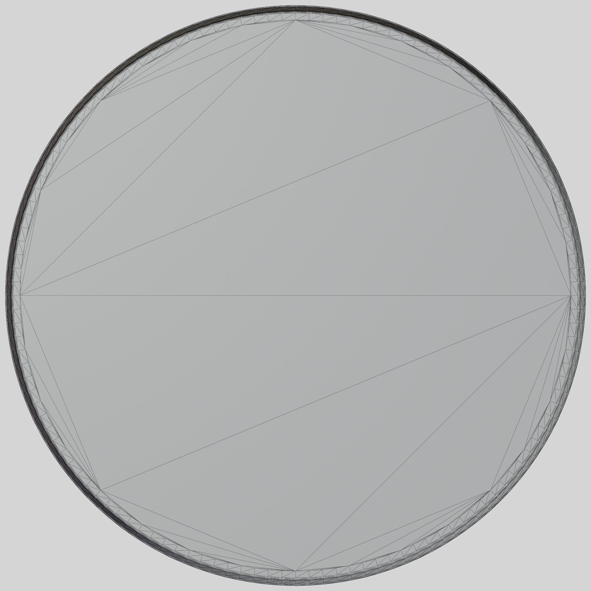 3D Model of a low side table Low-poly 3D model_9