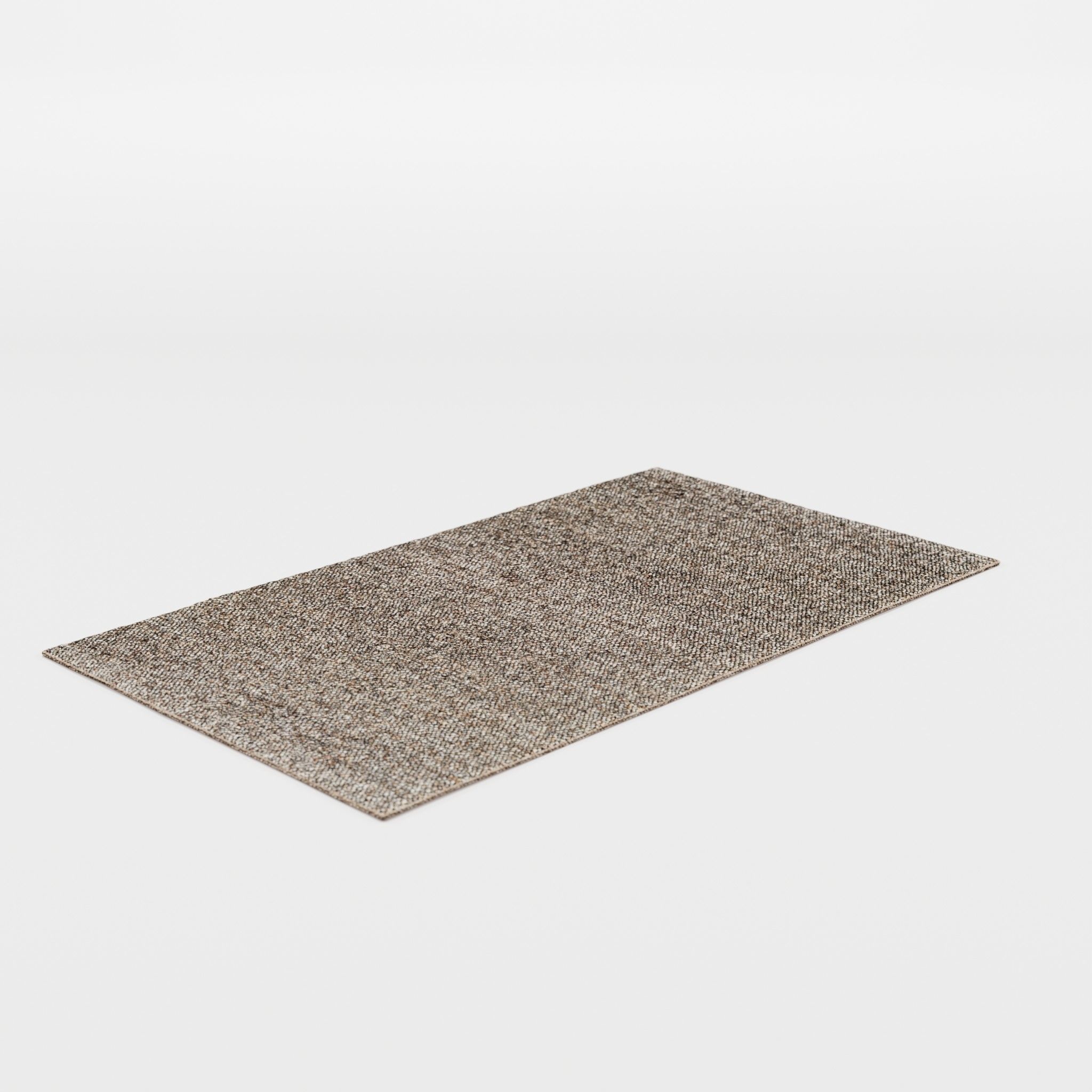 3D Model of Rug in a textured weave Low-poly 3D model_1