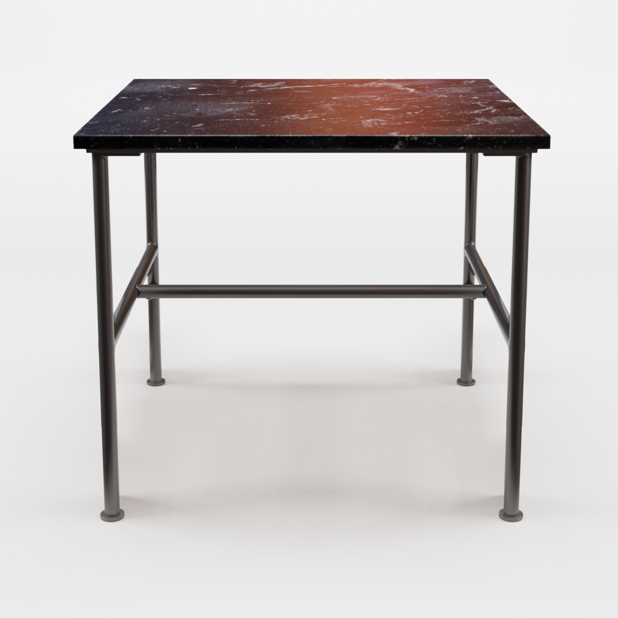 3D Model of Side table Low-poly 3D model_2