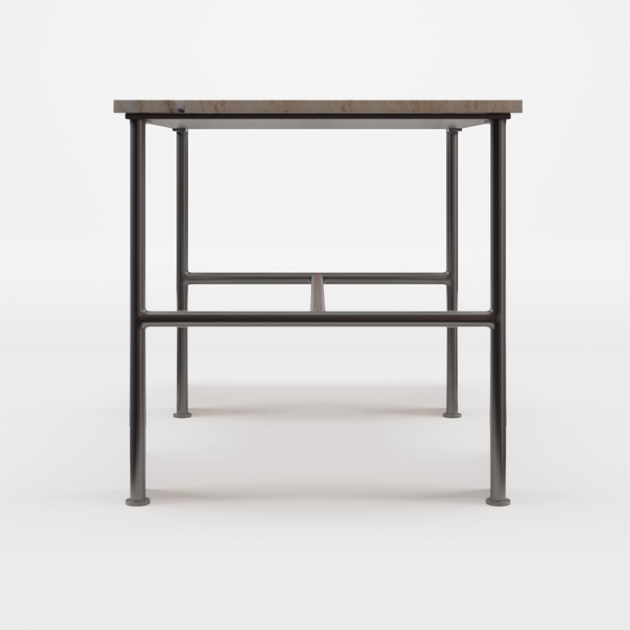 3D Model of Side table  Low-poly 3D model_3