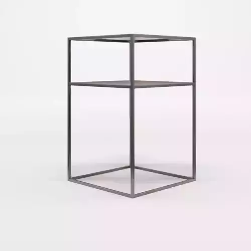 3D Model of a Square side table
