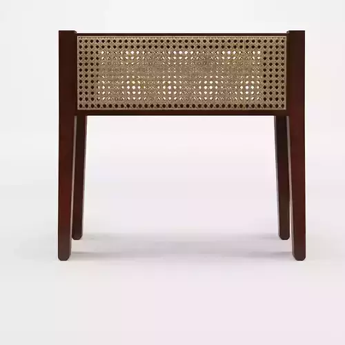 3D Model of a rectangular flower table