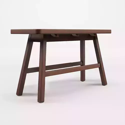 3D Model of a rectangular bench 