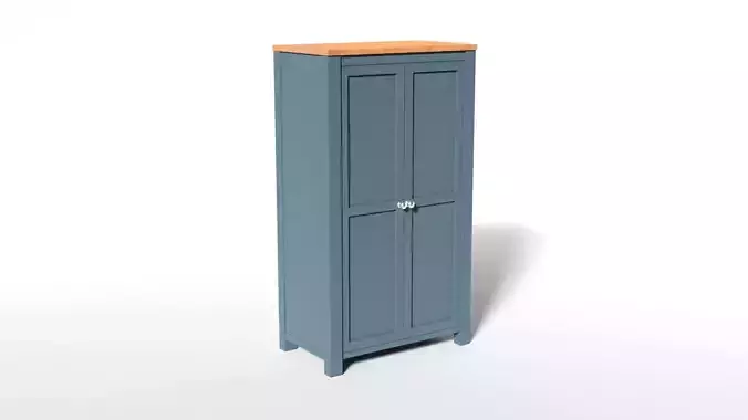 cupboard tall with drawers in light finish