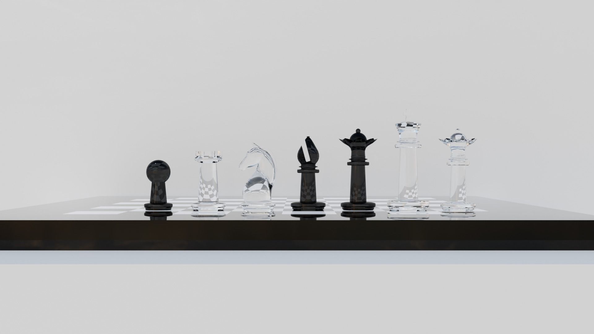 Titans of Chess  for render export mockup various materials 3D model_8