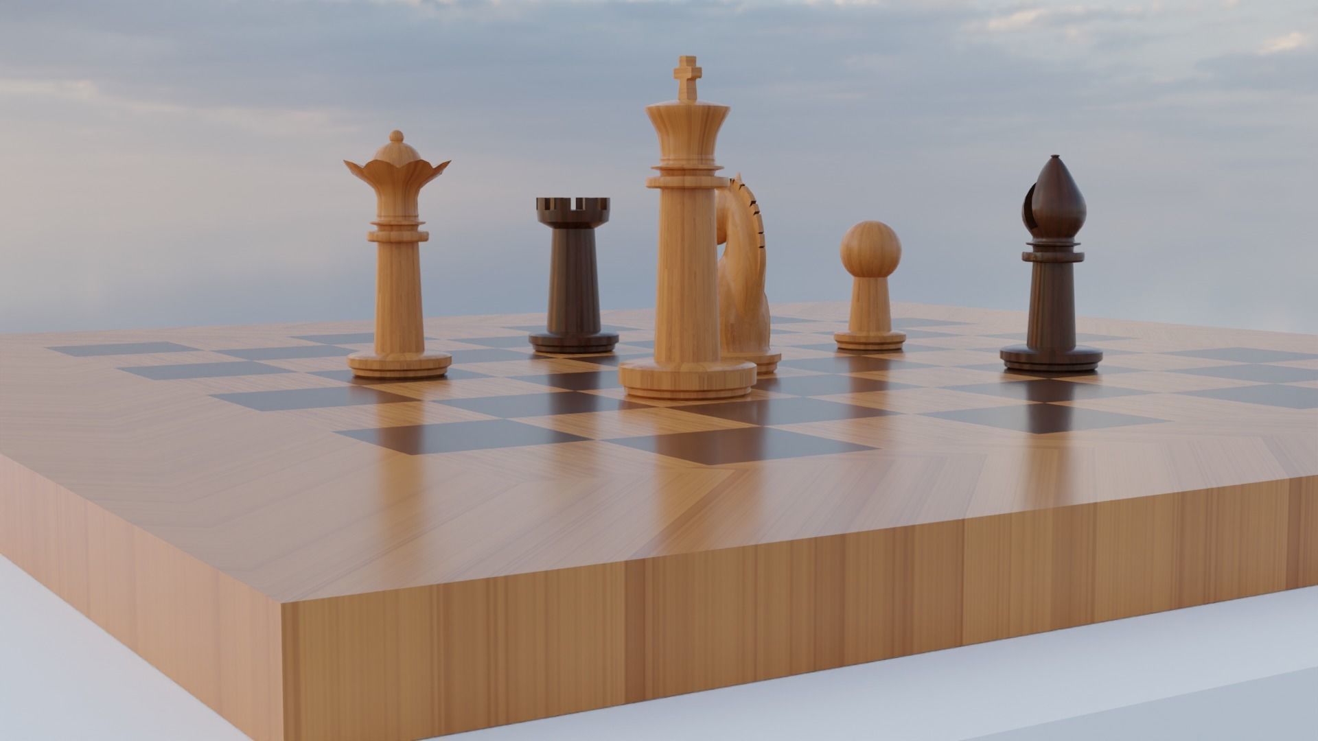 Titans of Chess  for render export mockup various materials 3D model_12
