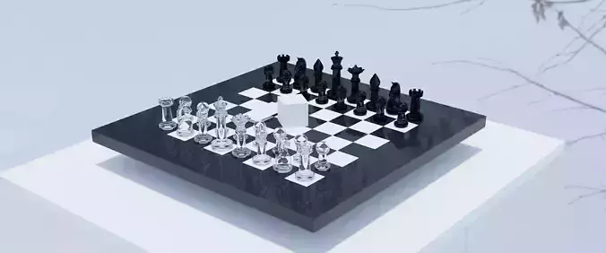 Titans of Chess  for render export mockup various materials 3D model