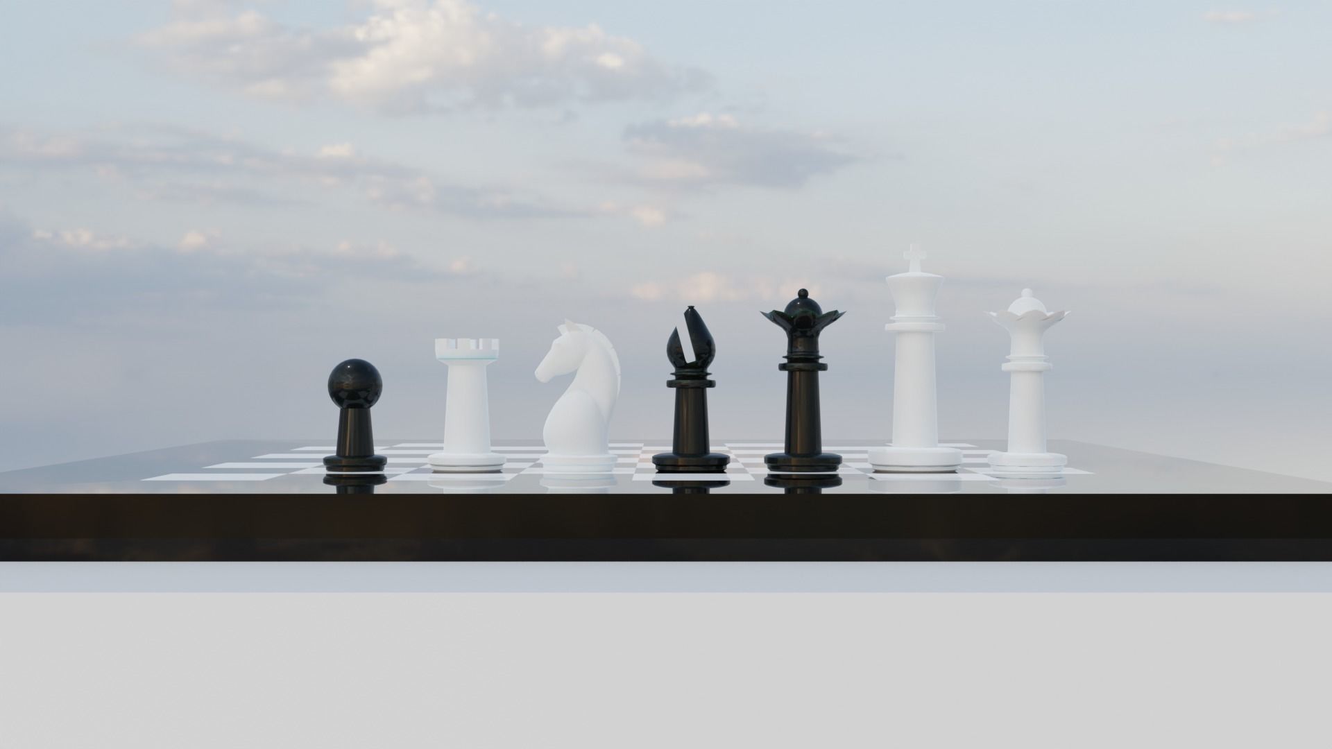 Titans of Chess  for render export mockup various materials 3D model_6