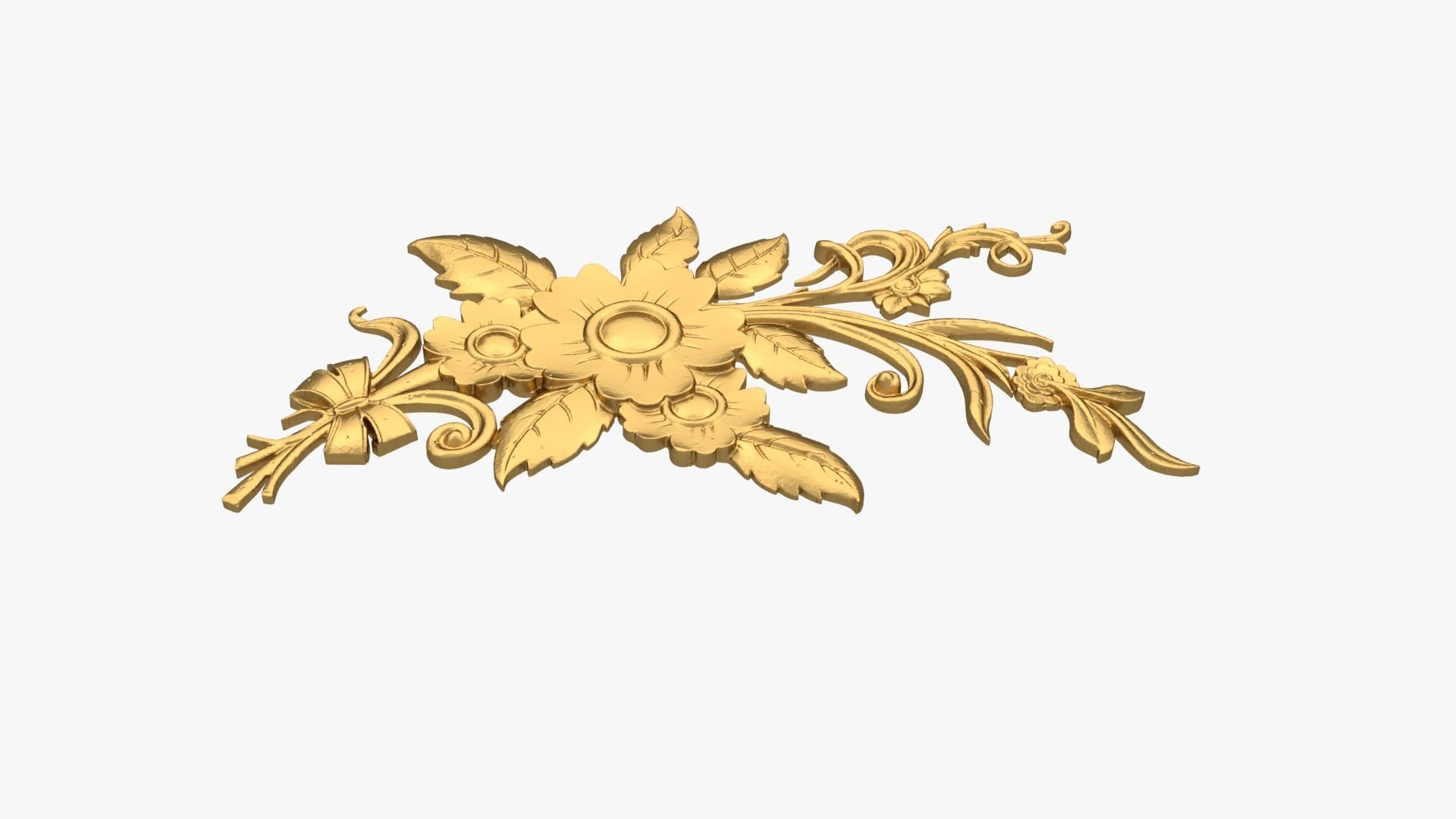 Classic decor ornament 264 3D model_3