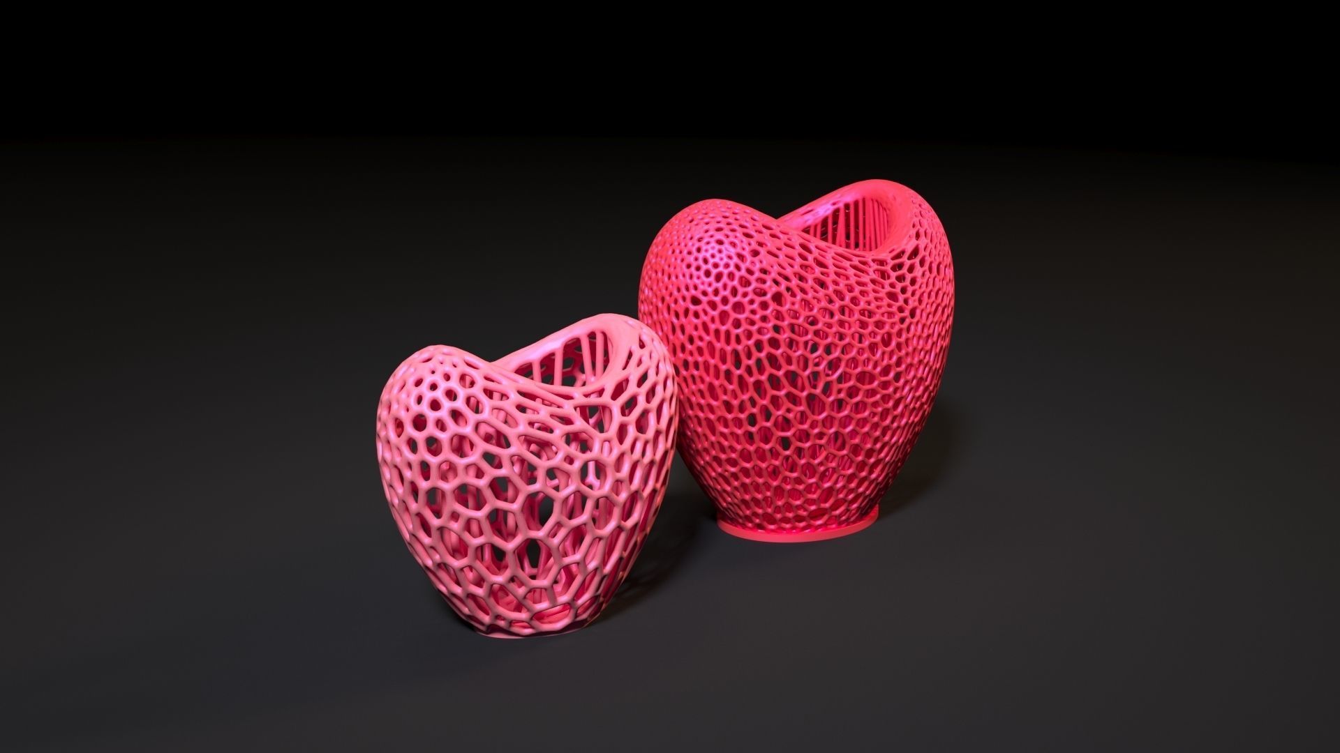 Heart Vase 3D print model_7