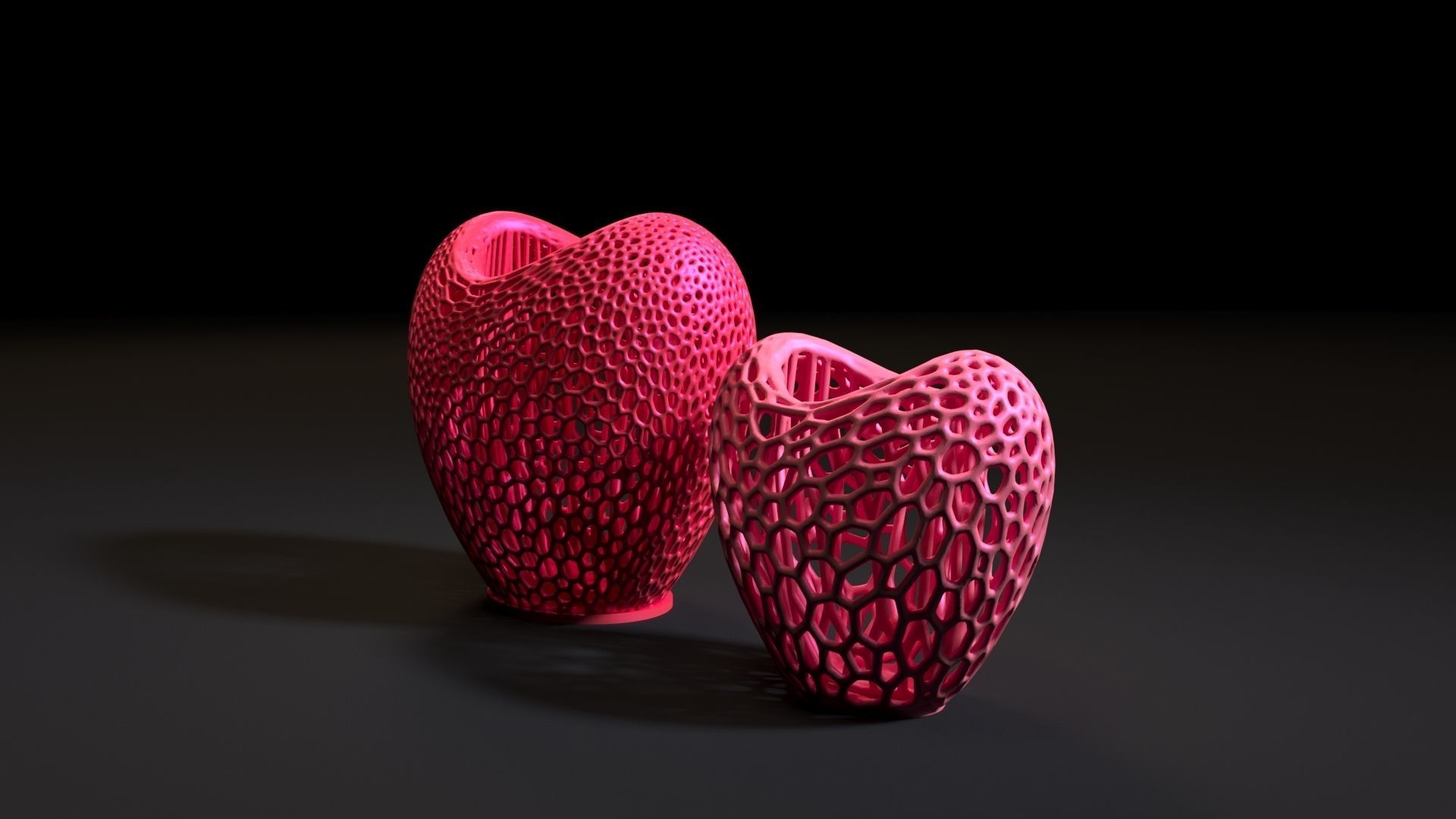 Heart Vase 3D print model_5
