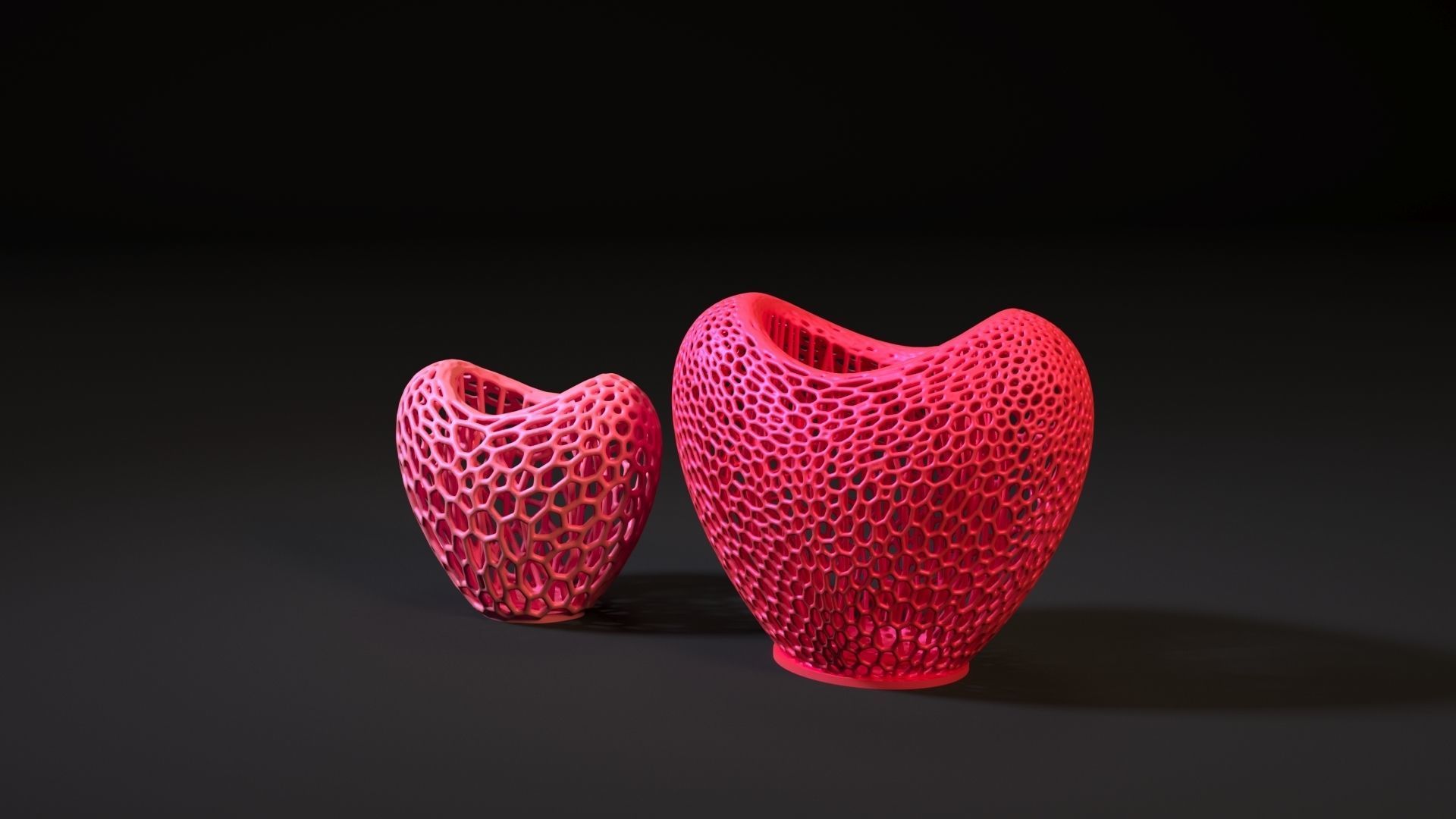 Heart Vase 3D print model_1